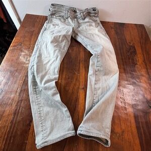 AG Adriano Goldschmied Tellis Modern Slim Italian Fabric Light Grey Jeans 32x34